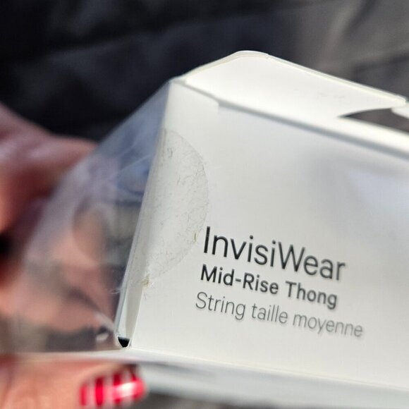 NWT Lululemon Invisiwear Mid-Rise Thong *3 Pack - L Windmill Blue/Black/Striped - Picture 3 of 3